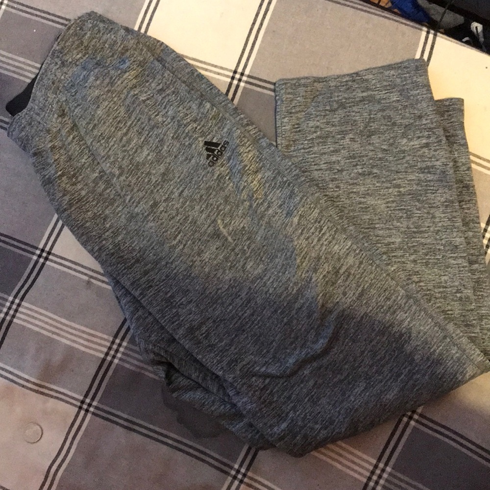 Grey adidas sweats